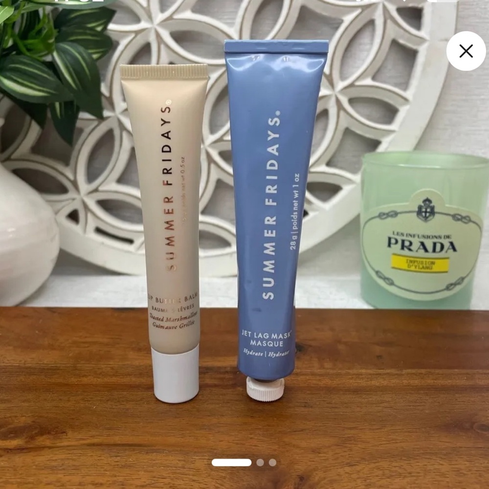 Summer Fridays Full Size Set - Beige and Blue